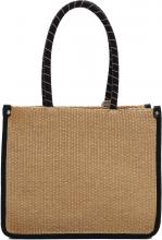 Suri Frey Henkeltasche mit Gurt Kirsty Small Black Kombi Bast PETA