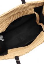 Suri Frey Henkeltasche mit Gurt Kirsty Small Black Kombi Bast PETA