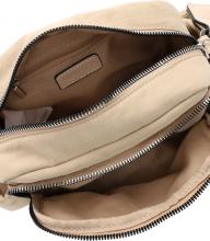 Schultertasche Abby Suri Frey Lighttaupe Perlon vegan