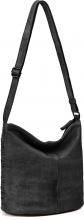 Umhängetasche schwarz Vintage Leder FREDsBRUDER Gürtelinchen