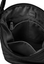 Umhängetasche schwarz Vintage Leder FREDsBRUDER Gürtelinchen