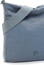 Crossovertasche Abby Suri Frey Denim schimmerndes Nylon nachhaltig