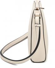 schlichte Crossover Tasche Damen Polly L. Credi Creme vegan