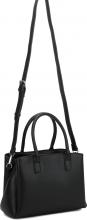 klassische schwarze Henkeltasche L.Credi Polly nachhaltig