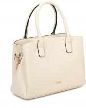 L.Credi Damenhandtasche Polly Creme Beige vegan