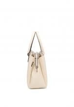 L.Credi Damenhandtasche Polly Creme Beige vegan