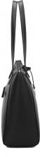 klassischer Shopper Businesstauglich LCredi Polly schwarz vegan