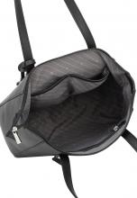 klassischer Shopper Businesstauglich LCredi Polly schwarz vegan