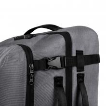 Cabaia Handgepäckskoffer mit Rucksackfunktion Soft Suitcase Getaria S Grau