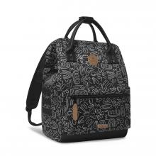 Adventuerer Medium Amiens Cabaia cooler Freizeitrucksack Black and White Muster