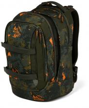 Jurassic Jungle Jugendrucksack grün Blätter Satch Pack orange Ready to Swap 