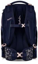 Mädchenbüchertasche dunkelblau Satch Pack rosa Bloomy Breeze Wechselbänder floral