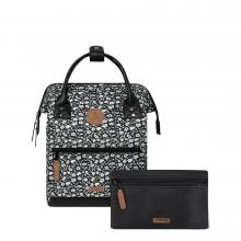 fröhlicher Tagesrucksack Adventurer Small Catane Black and White 