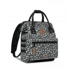 fröhlicher Tagesrucksack Adventurer Small Catane Black and White 