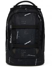 Satch Pack Ninja Matrix Schultasche Binärcode schwarz Swap recycelt