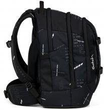 Satch Pack Ninja Matrix Schultasche Binärcode schwarz Swap recycelt