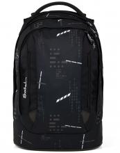 Satch Pack Ninja Matrix Schultasche Binärcode schwarz Swap recycelt