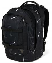 Satch Pack Ninja Matrix Schultasche Binärcode schwarz Swap recycelt