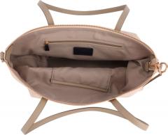 Helena Henkeltasche JOOP Collana Tessuto Beige leichtes Perlon