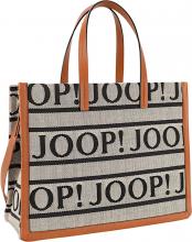 geräumige Kurzgrifftasche Aurelia JOOP Paraffa Cognac Logo 