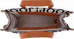 geräumige Kurzgrifftasche Aurelia JOOP Paraffa Cognac Logo 