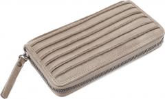 strukturierte Brieftasche FREDsBRUDER Riffel Wallet Dirty Stone Taupe