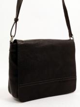 Überschlagtasche Gerry Weber Lugano Leder Flap Bag M schwarz