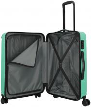 Travelite Hartschalenkoffer Cruise 4w Trolley M 67cm Light Aqua türkis