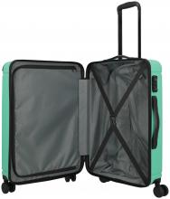 Travelite Hartschalenkoffer Cruise 4w Trolley M 67cm Light Aqua türkis