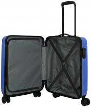 Handgepäckkoffer blau Travelite Cruise 4w Trolley S 55cm Blue Violet