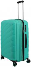 erweiterbarer Reisekoffer M 66cm Travelite Burano Aqua türkis