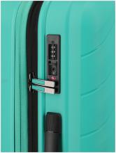 erweiterbarer Reisekoffer M 66cm Travelite Burano Aqua türkis