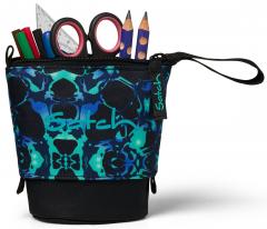 kleines Federmäppchen Satch Pencil Case schwarz Caleido Blue