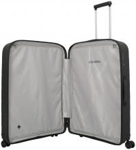 großer Hartschalenkoffer schwarz Travelite Burano 4w Trolley L 75cm