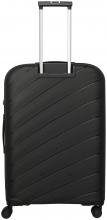 großer Hartschalenkoffer schwarz Travelite Burano 4w Trolley L 75cm