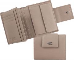 Geldtasche mit Riegel Camel Active Damen Leder Beige Pura Small Flap