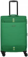 Urlaubskoffer erweiterbar grün Weichgepäck Travelite Rügen M 67cm