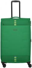 Travelite Rügen 4w Trolley L 78cm grün Rollenkoffer mit Dehnfalte