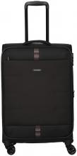 Travelite Rügen schwarz 4w Trolley M 67cm Reisekoffer