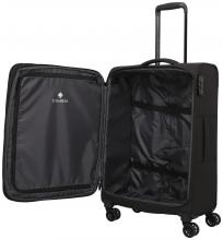 Travelite Rügen schwarz 4w Trolley M 67cm Reisekoffer