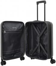 faltbarer Kabinenkoffer dunkelgrau anthrazit Travelite Basics 55cm