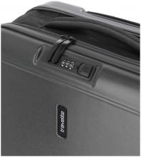 faltbarer Kabinenkoffer dunkelgrau anthrazit Travelite Basics 55cm