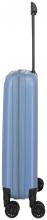 faltbarer Handgepäckkoffer blau Travelite Basics 4-Rad Bordtrolley 55cm