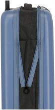 faltbarer Handgepäckkoffer blau Travelite Basics 4-Rad Bordtrolley 55cm