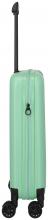 Travelite Basics 4-Rad Trolley 55cm faltbarer Kabinenkoffer hellgrün 