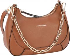 kleine Schultertasche Gerry Weber Serenity Cognac Goldkette
