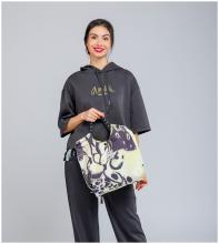 leichte Strandtasche Anekke Nature Towanda gelb schwarz