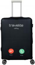 Kofferhülle Travelite Calling schwarz M elastisch