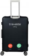 Kofferhülle Travelite Calling schwarz M elastisch
