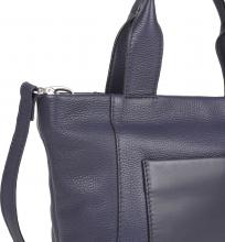 Gerry Weber Lederhandtasche Ascona Dunkelblau crossover